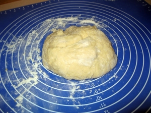 Naan dough - kneading sticky